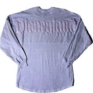 Disneyland Lavender Spirit Jersey Sparkle Logo Size S Disney Parks EUC